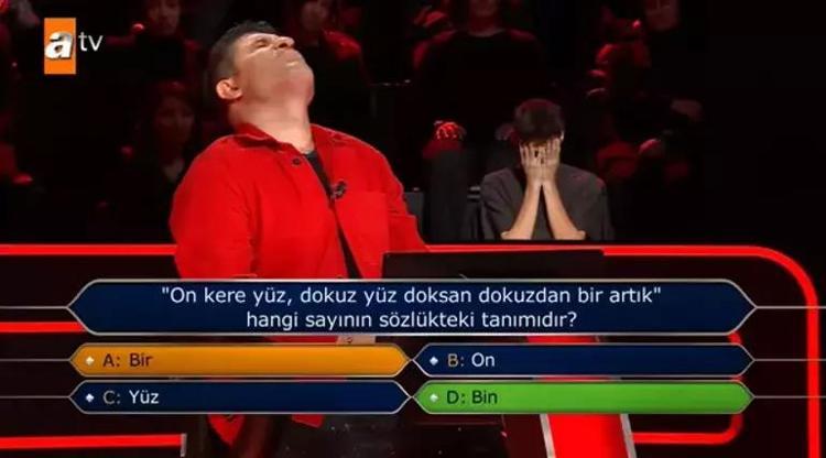 MATEMATİK SORUSUNDA ELENDİ
