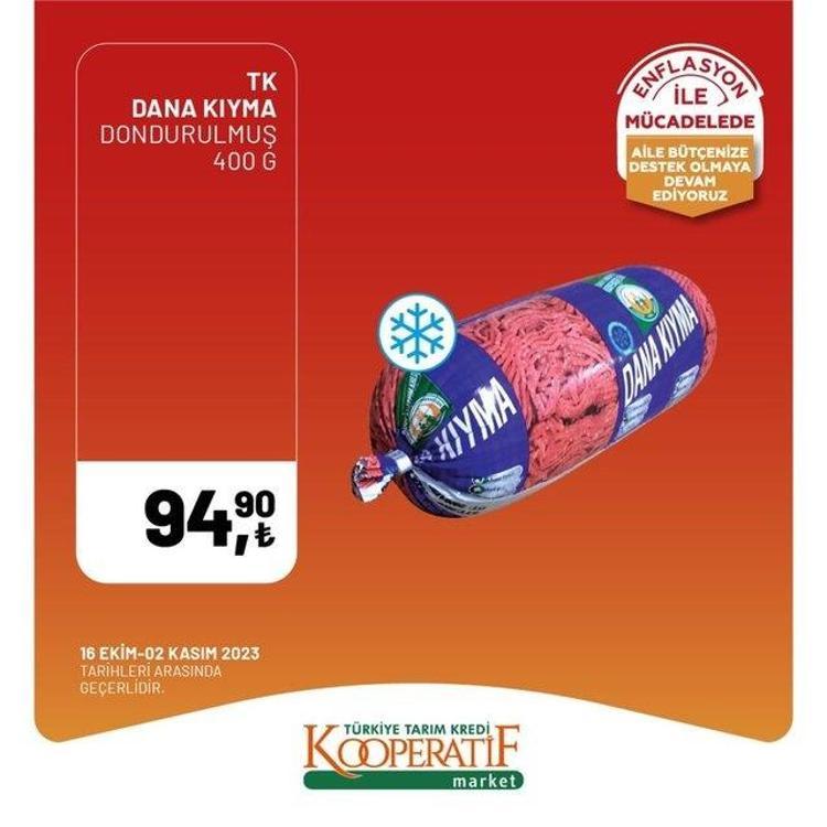 Mutfağı bu ay tıka basa doldurun Tarım Kredide yüzde 50lik ürünler raflarda... 23 Ekim-2 Kasım katalog yayınlandı