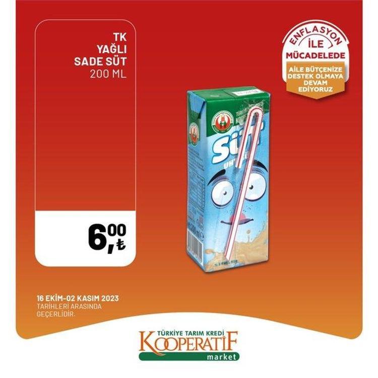 Mutfağı bu ay tıka basa doldurun Tarım Kredide yüzde 50lik ürünler raflarda... 23 Ekim-2 Kasım katalog yayınlandı