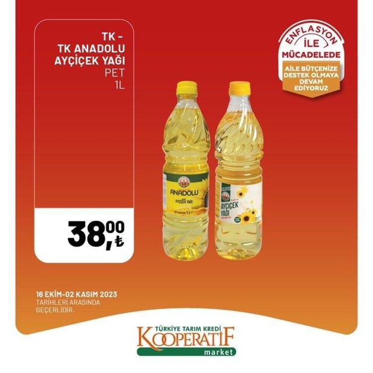 Mutfağı bu ay tıka basa doldurun Tarım Kredide yüzde 50lik ürünler raflarda... 23 Ekim-2 Kasım katalog yayınlandı