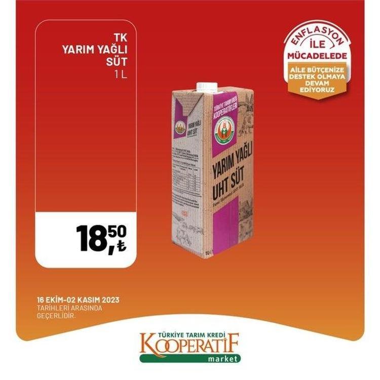 Mutfağı bu ay tıka basa doldurun Tarım Kredide yüzde 50lik ürünler raflarda... 23 Ekim-2 Kasım katalog yayınlandı
