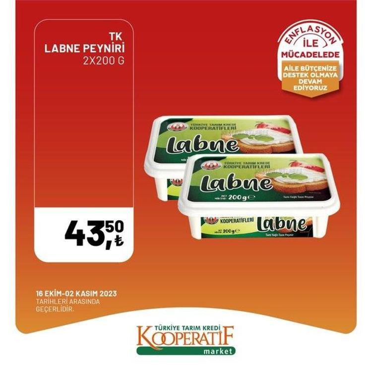 Mutfağı bu ay tıka basa doldurun Tarım Kredide yüzde 50lik ürünler raflarda... 23 Ekim-2 Kasım katalog yayınlandı