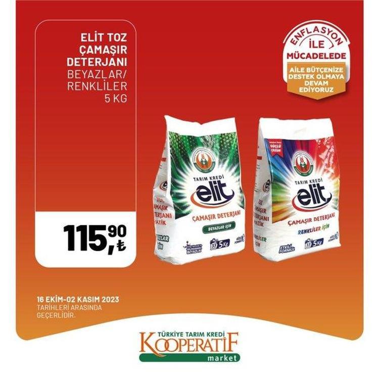 Mutfağı bu ay tıka basa doldurun Tarım Kredide yüzde 50lik ürünler raflarda... 23 Ekim-2 Kasım katalog yayınlandı