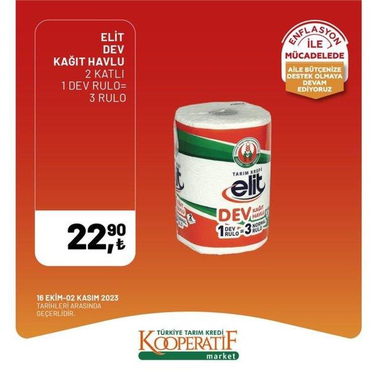 Mutfağı bu ay tıka basa doldurun Tarım Kredide yüzde 50lik ürünler raflarda... 23 Ekim-2 Kasım katalog yayınlandı