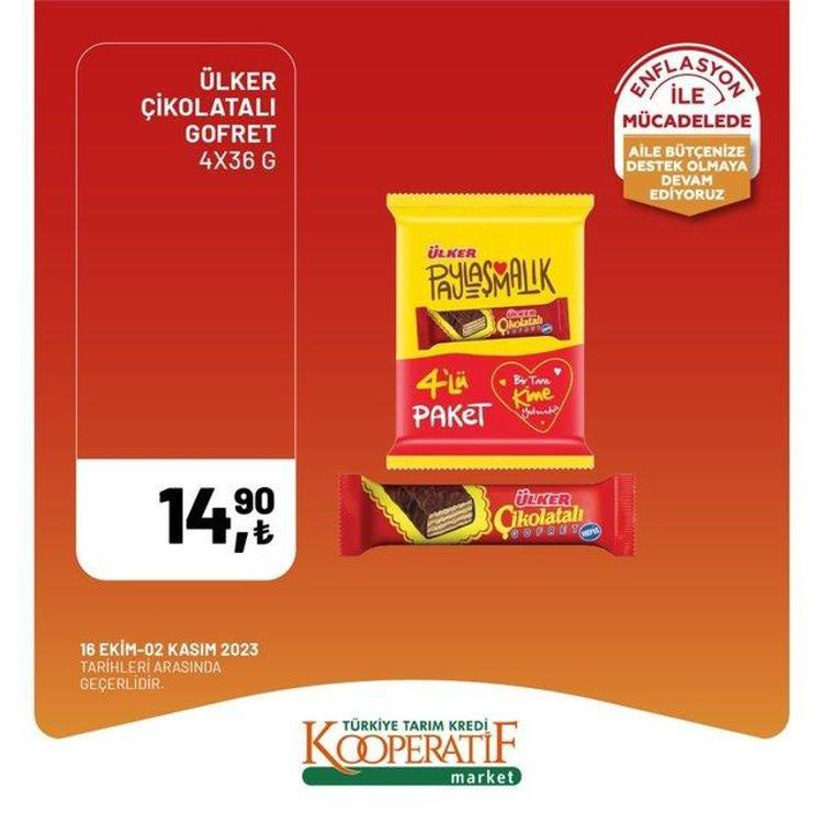 Mutfağı bu ay tıka basa doldurun Tarım Kredide yüzde 50lik ürünler raflarda... 23 Ekim-2 Kasım katalog yayınlandı