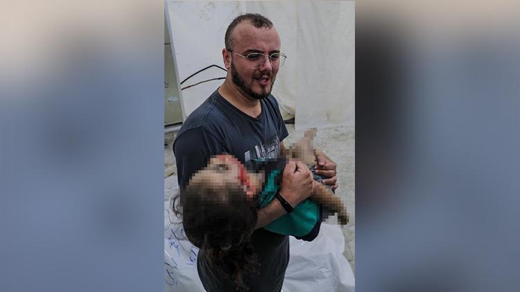 İsrailden hastane katliamı Yürek dayanmaz, yeni görüntüler ortaya çıktı