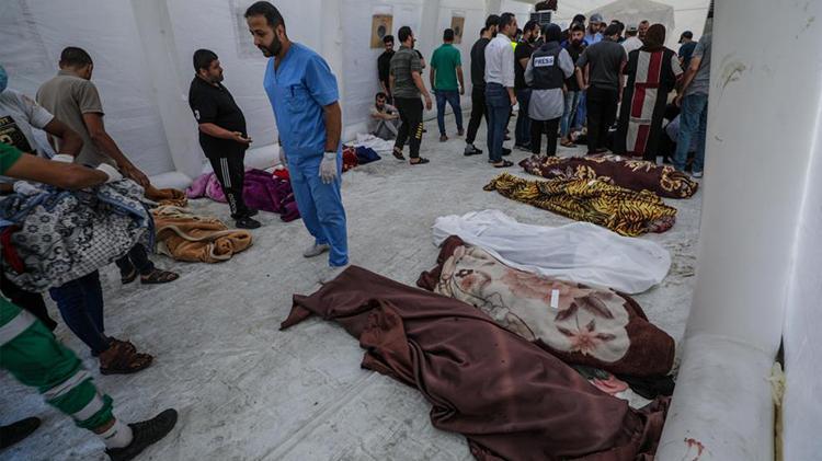 İsrailden hastane katliamı Yürek dayanmaz, yeni görüntüler ortaya çıktı