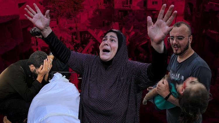 İsrailden hastane katliamı Yürek dayanmaz, yeni görüntüler ortaya çıktı