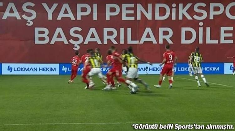 61inci dakikada Pendiksporun penaltı beklediği pozisyonda devam kararı doğru mu