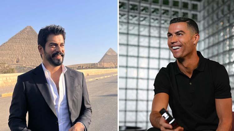 Burak Özçivit ile Ronaldonun buluşması gündem oldu