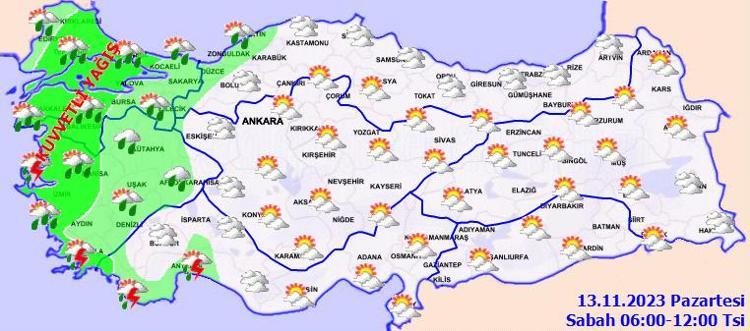 Ve beklenen kar yağışı başladı, dalga dalga batıya ilerliyor, radara girdi Sıcaklıklar eksiye düşecek, lapa lapa kar günlerce yerde kalacak