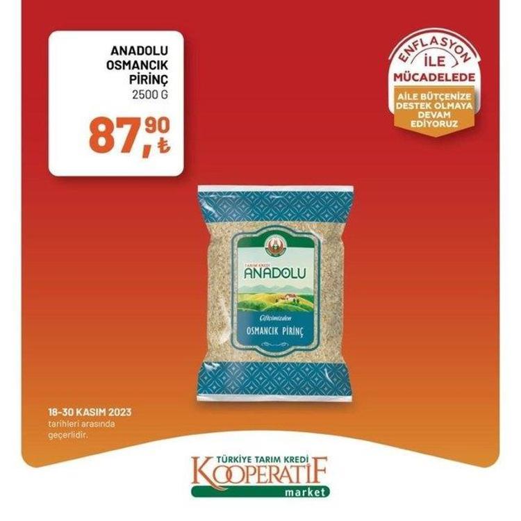 Kasım ayında bu indirim inanılır gibi değil Tarım Market 20-30 Kasım aktüel katalogda fırsat kampanya var