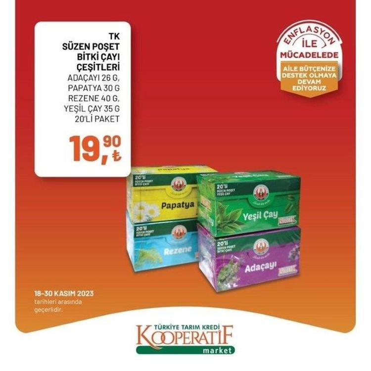 Kasım ayında bu indirim inanılır gibi değil Tarım Market 20-30 Kasım aktüel katalogda fırsat kampanya var