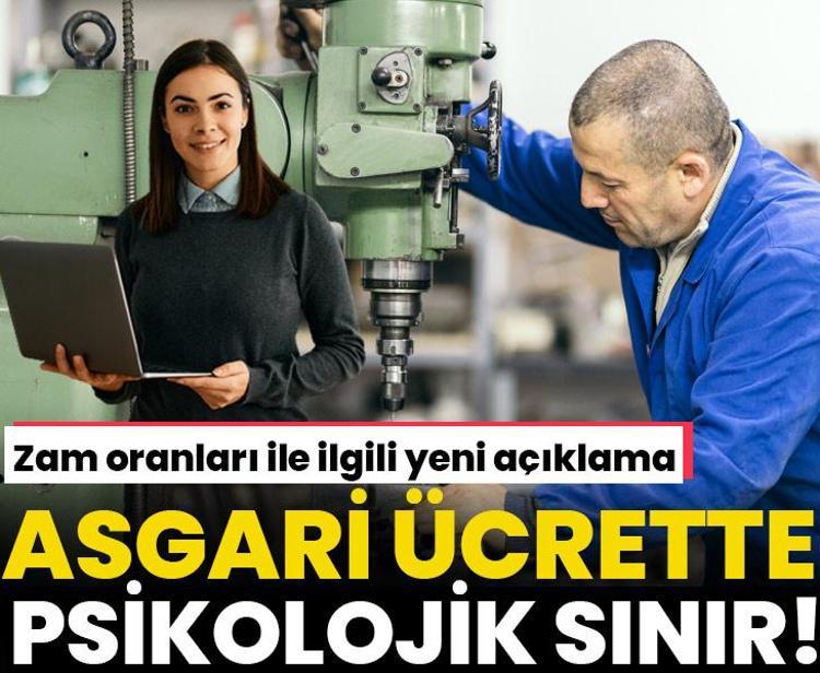 Asgari ücret zammı ile ilgili yeni açıklama Asgari ücrette psikolojik sınır belli oldu, işte zam oranı ile ilgili detaylar...