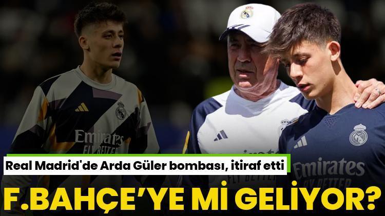 Real Madridde Arda Güler depremi Fenerbahçe kiralık mı geliyor Sonunda itiraf etti