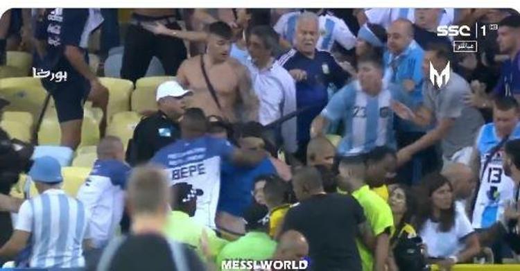 Messi talimatı verdi, Arjantin milli takımı soyunma odasına gitti Brezilya Arjantin maçında tarihi olaylar çıktı