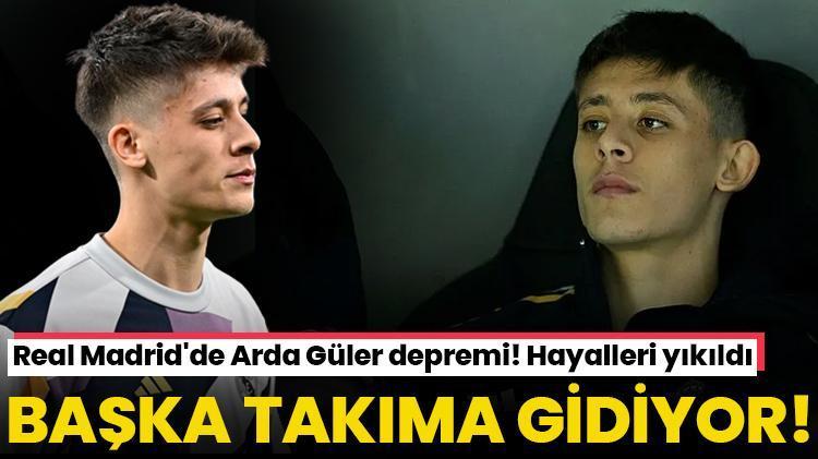 Real Madridde Arda Güler depremi Hayalleri yıkıldı, maça çıkmadan başka takıma transfer oluyor