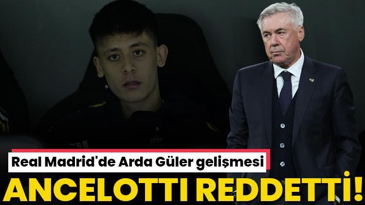 Real Madridde Arda Güler gelişmesi Ancelotti reddetti, sakatlık sonrası açıkladı