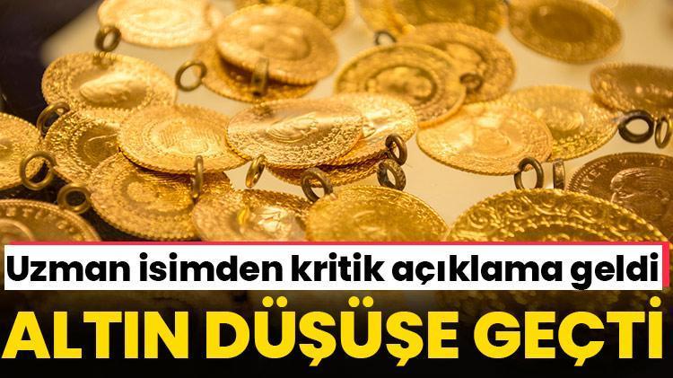 Altın fiyatlarında son dakika gelişmesi Altın sert düştü, kritik açıklama geldi Yeni rekor hayal mi olacak