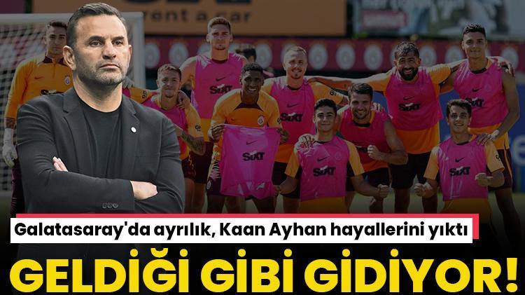Yeni transfer ayağının tozuyla Galatasaraydan ayrılıyor Kaan Ayhan hayallerini yıktı