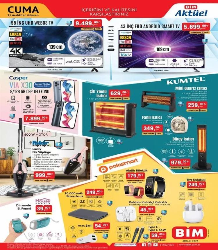 12-15 Aralık 2023 BİM aktüel katalog 🛒 || BİMde bu hafta sadece bu ürünlerde indirim var