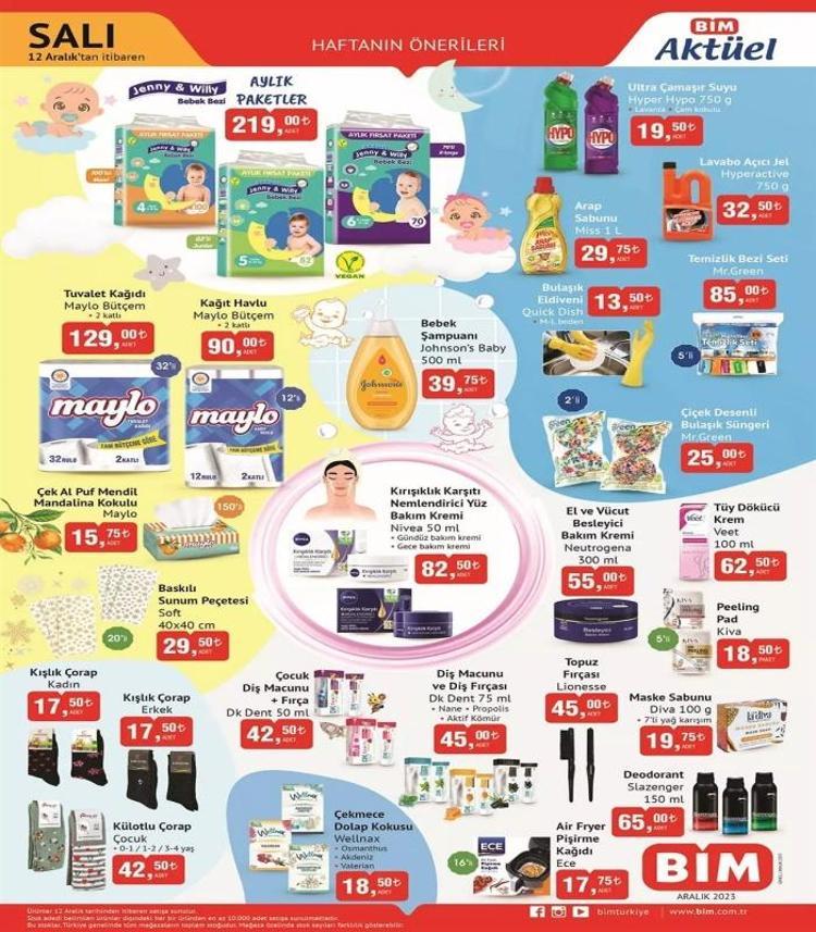 12-15 Aralık 2023 BİM aktüel katalog 🛒 || BİMde bu hafta sadece bu ürünlerde indirim var