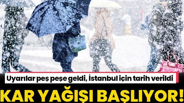Kar ve kuvvetli yağışlar geliyor Meteoroloji tarih vererek illeri tek tek açıkladı