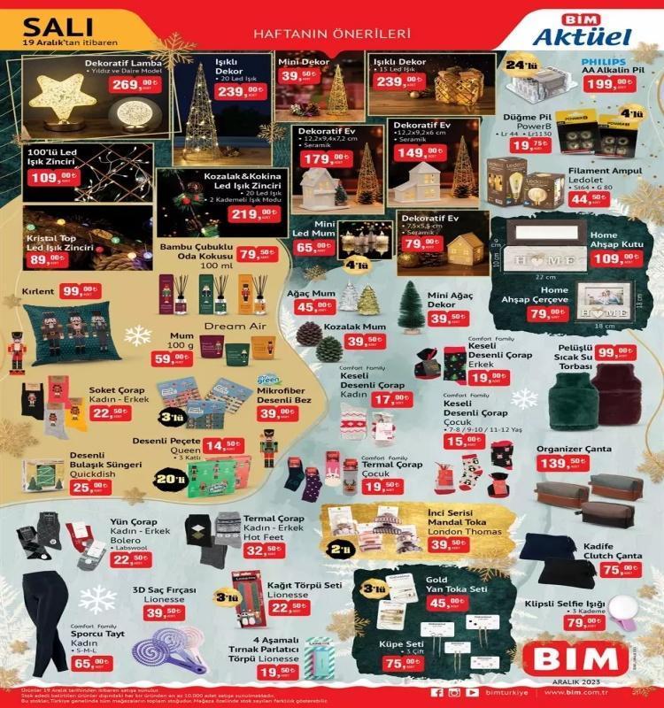 BİM 19-22 Aralık aktüel katalog 2023 yayınlandı Kahve makinesi, düdüklü tencere fiyatları düştükçe düştü