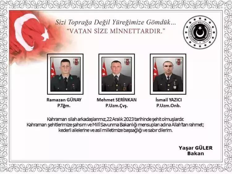 Şehitlerin intikamı alındı | 12 şehit nereli 12 şehitin isimleri ve memleketleri...