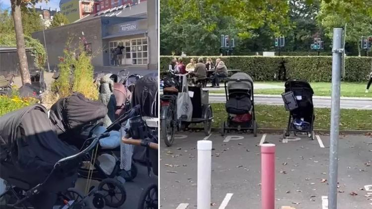 İzlandada ilginç gelenek: -15 derecede bebeklerini sokakta uyutuyorlar