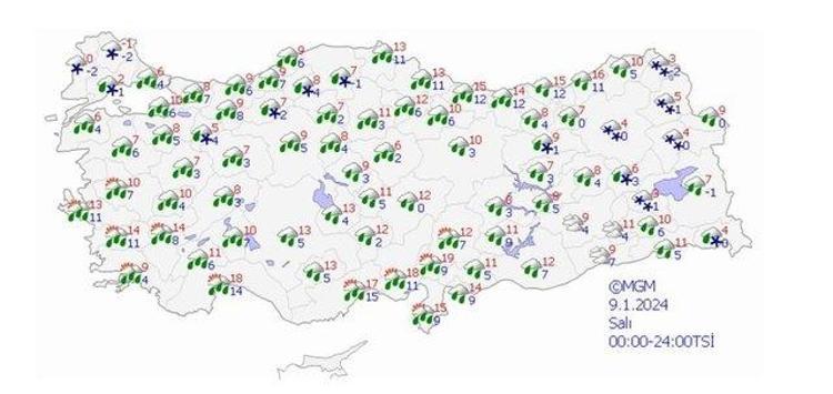 Kar gelmeden tatili gelebilir 9 Ocak okullar tatil mi Meteoroloji uyardı, Valiliklerden karar bekleniyor Yarın hava nasıl olacak