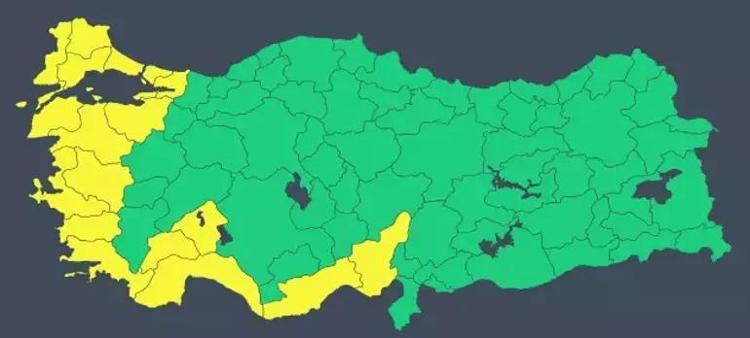 YARIN 18 KENTTE SARI ALARM