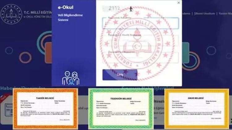 e okulda kırmızı renk ne anlama gelir e okulda notun üzerinde sarı, yeşil, kırmızı renklerin anlamları nedir
