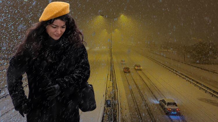 Yoğun ve kuvvetli kar yağışı geliyor İstanbul dahil onlarca kentte alarm verildi, lapa lapa kar bu gece başlıyor