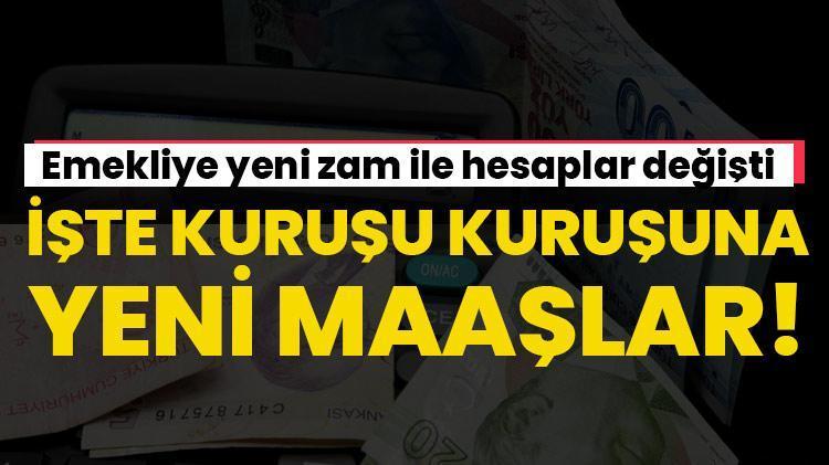 Emekliye yeni zam ile hesaplar değişti İşte ek zamlı yeni emekli maaşı tablosu