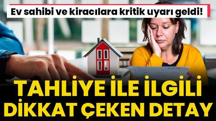 Ev sahibi ve kiracılara kritik uyarı geldi Mahkemeden emsal tahliye kararı