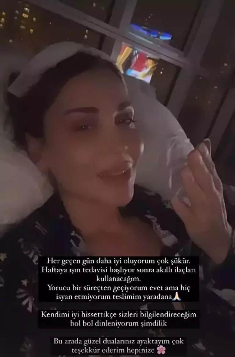 AMELİYAT SONRASI İLK MESAJ