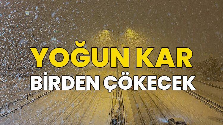Lapa lapa kar güneşli günlerin hemen ardından başlıyor İstanbul dahil 22 kentte alarm verildi, hava tamamen değişiyor