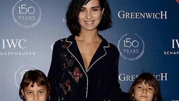Tuba Büyüküstünün çocukları Toprak ve Maya büyüdü Tıpkı babasına benziyor