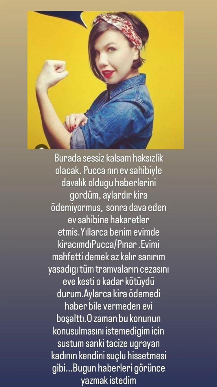 Puccadan Tuba Ünsala yanıt geldi “Aaa yeter, yasal hakkımı kullanacağım”