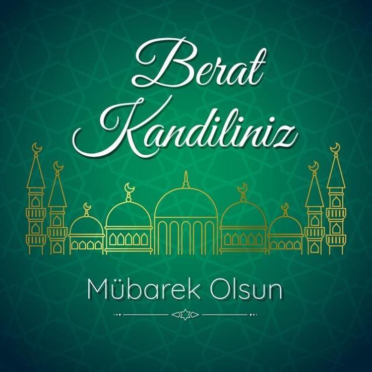 Resimli Berat Kandili mesajları: En yeni hadisli, dualı, resimli Berat Kandili mesajları