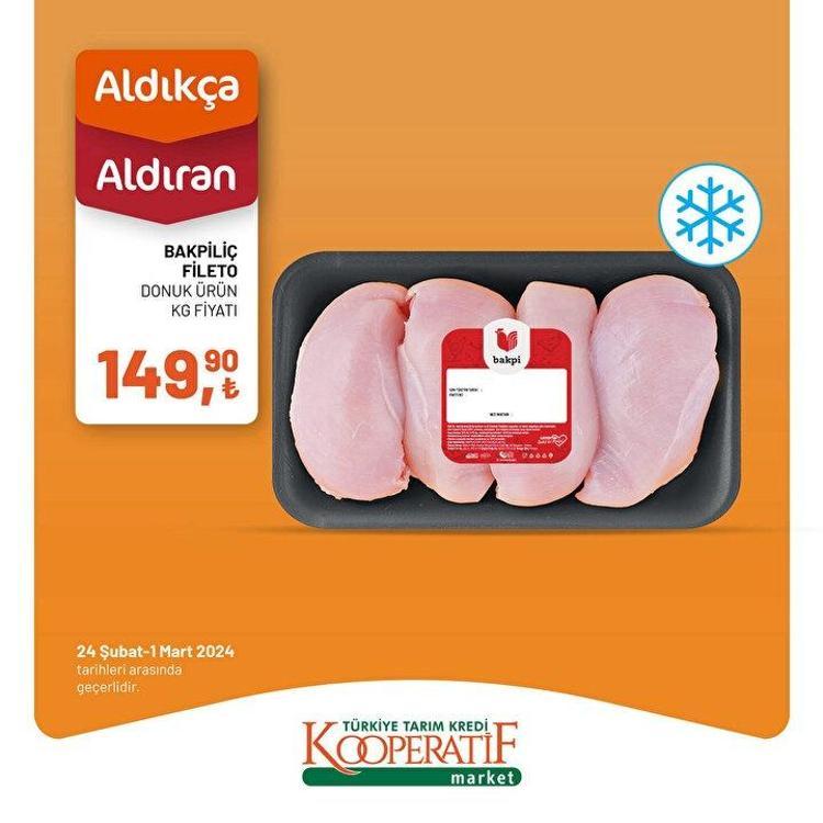 Tarım Kredi Kooperatif Market 24 Şubat-1 Mart 2024: Tavuk, kıyma, ayçiçek yağında Mart indirimi var