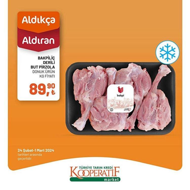 Tarım Kredi Kooperatif Market 24 Şubat-1 Mart 2024: Tavuk, kıyma, ayçiçek yağında Mart indirimi var