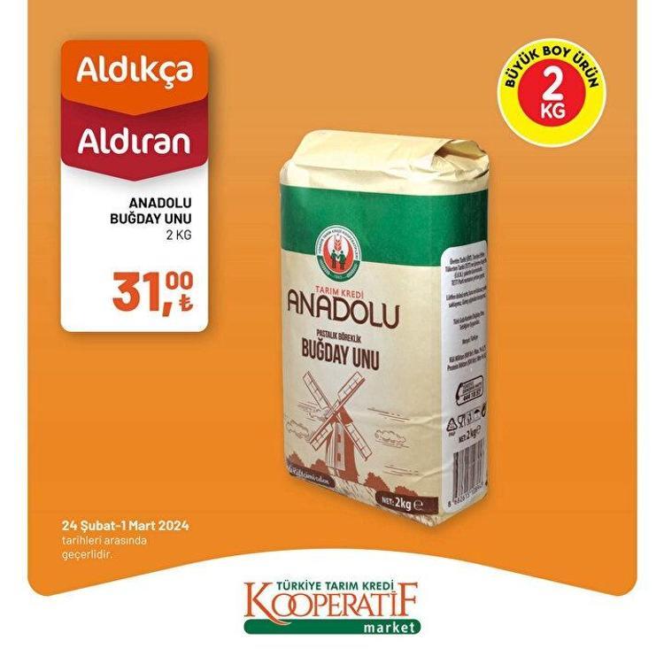 Tarım Kredi Kooperatif Market 24 Şubat-1 Mart 2024: Tavuk, kıyma, ayçiçek yağında Mart indirimi var