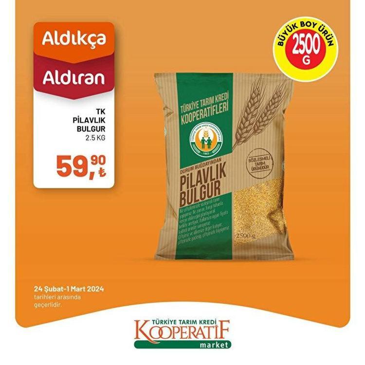 Tarım Kredi Kooperatif Market 24 Şubat-1 Mart 2024: Tavuk, kıyma, ayçiçek yağında Mart indirimi var