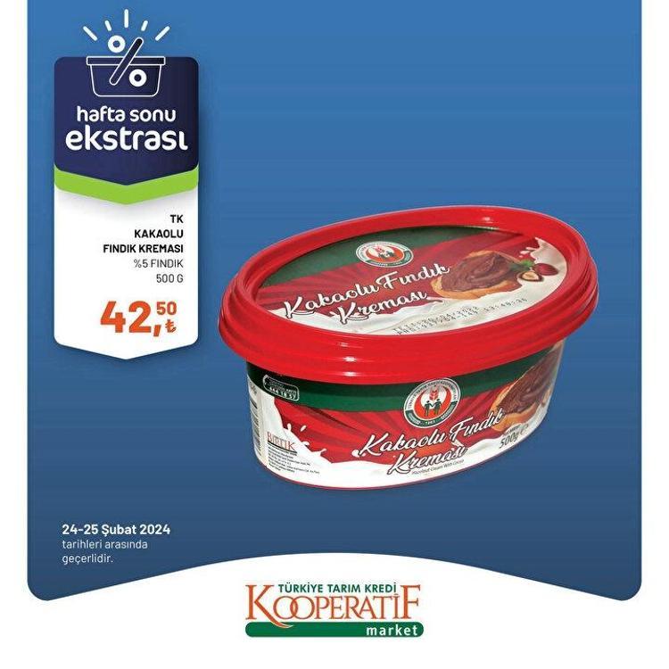 Tarım Kredi Kooperatif Market 24 Şubat-1 Mart 2024: Tavuk, kıyma, ayçiçek yağında Mart indirimi var