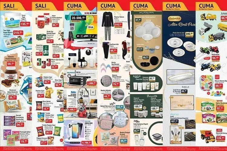 BİM aktüel 27 Şubat - 1 Mart 2024 katalog yayınlandı: Tost ve kahve makinesi, elektrikli süpürgede yılın fırsatı var
