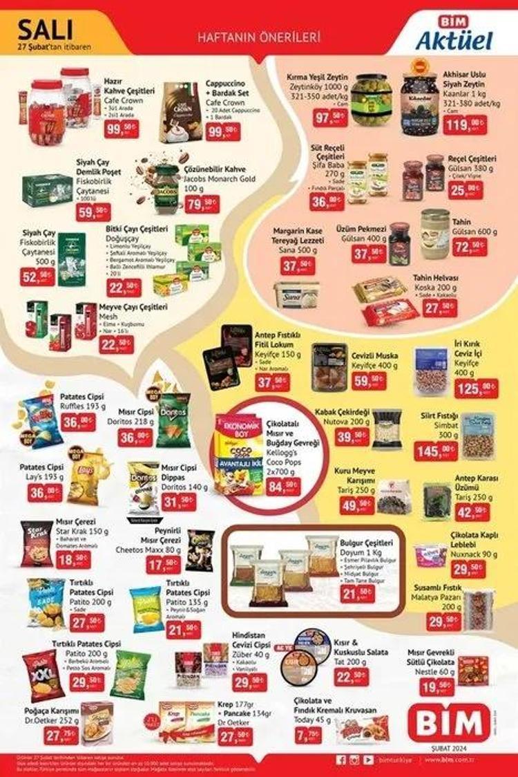 BİM aktüel 27 Şubat - 1 Mart 2024 katalog yayınlandı: Tost ve kahve makinesi, elektrikli süpürgede yılın fırsatı var