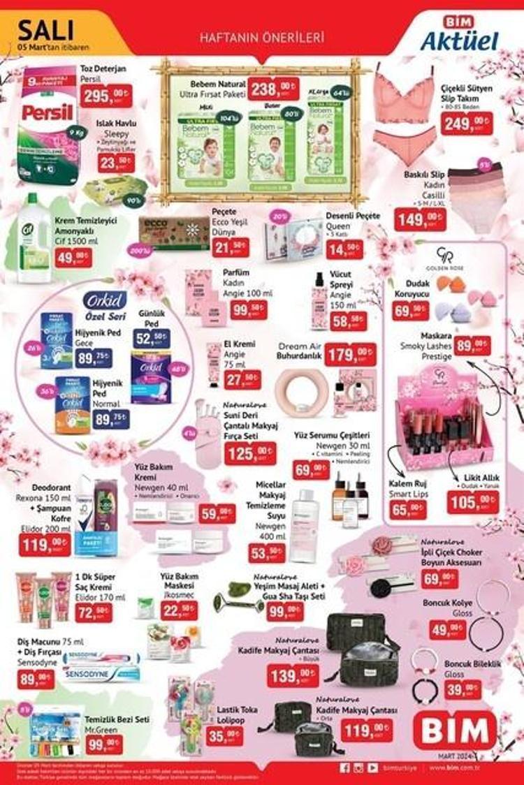 5-9 Mart BİM aktüel katalog 2024 yayınlandı Ramazanda sahurluk, iftarlık ne ararsan indirimde