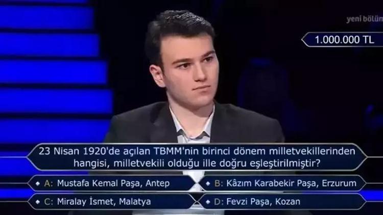 Milyonerde 5 milyonluk soruyu açtıracak Berk Göktaş, Kim Milyoner Olmak İstere damga vurdu